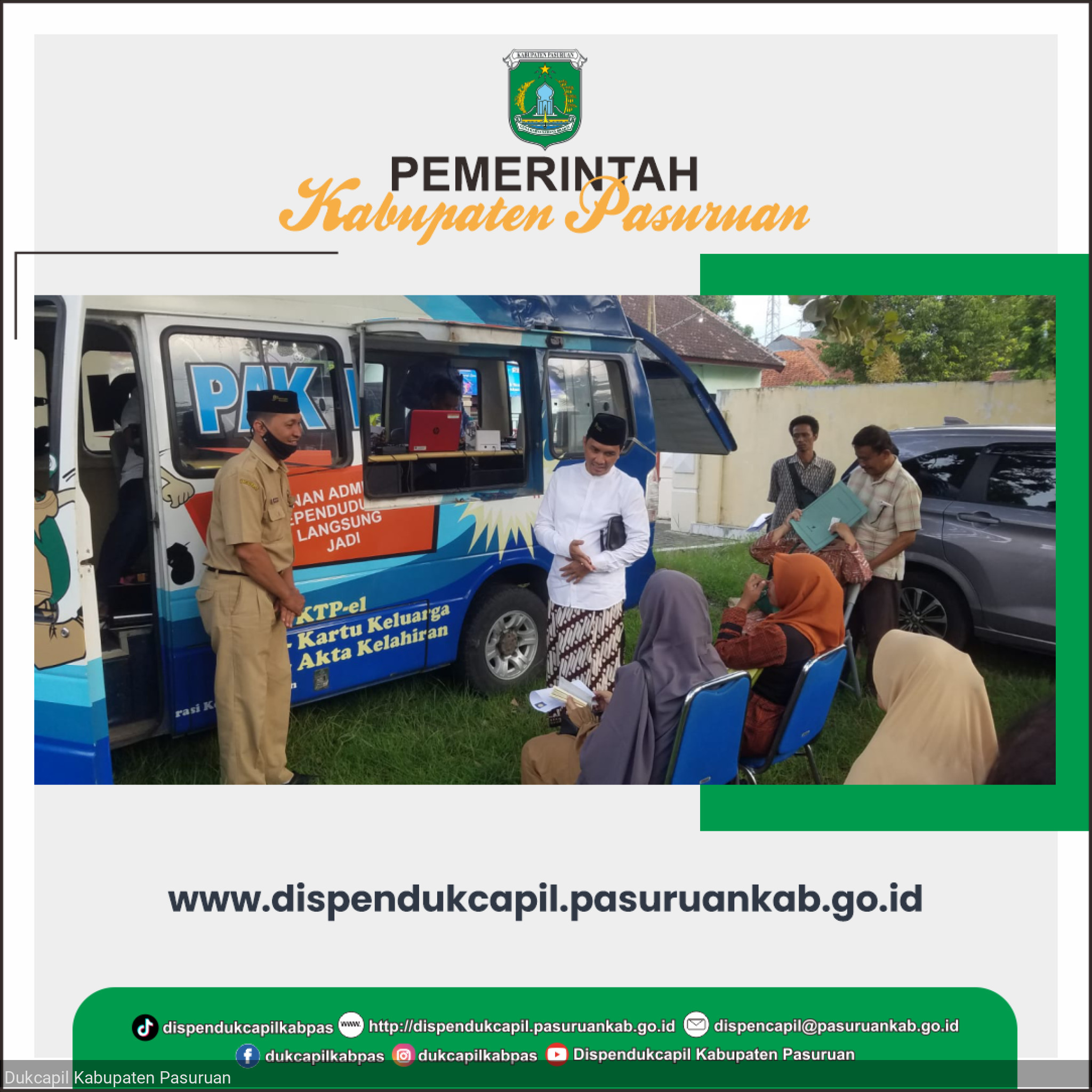 Pelayanan Ngabuburit Dinas Kependudukan dan Pencatatan Sipil Kabupaten Pasuruan di Kecamatan Gondangwetan Kabupaten Pasuruan